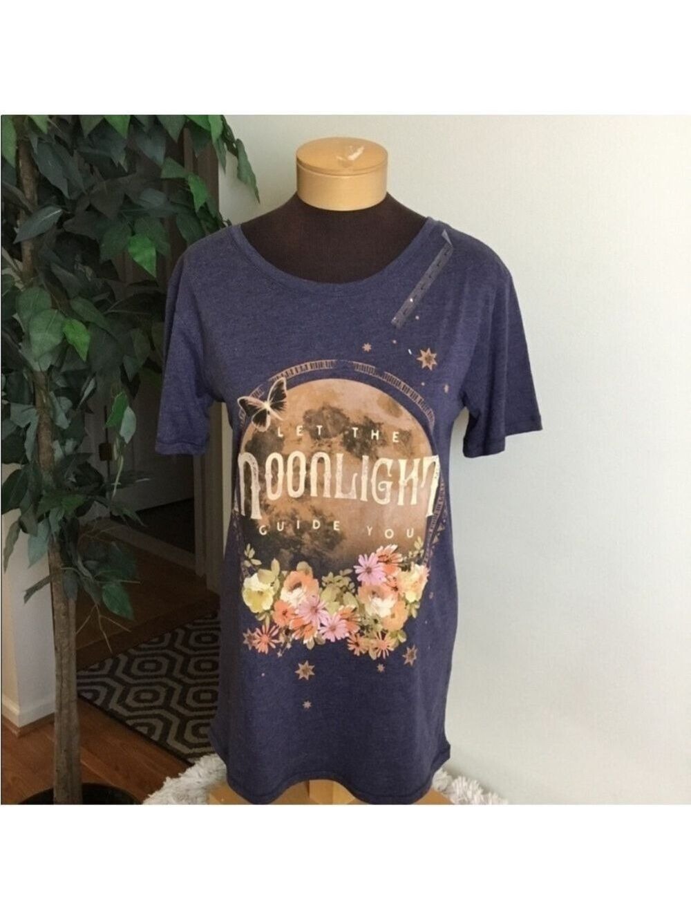 Mighty Fine Navy Starry Graphic Tee